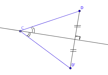 Axe de symétrie d'un angle